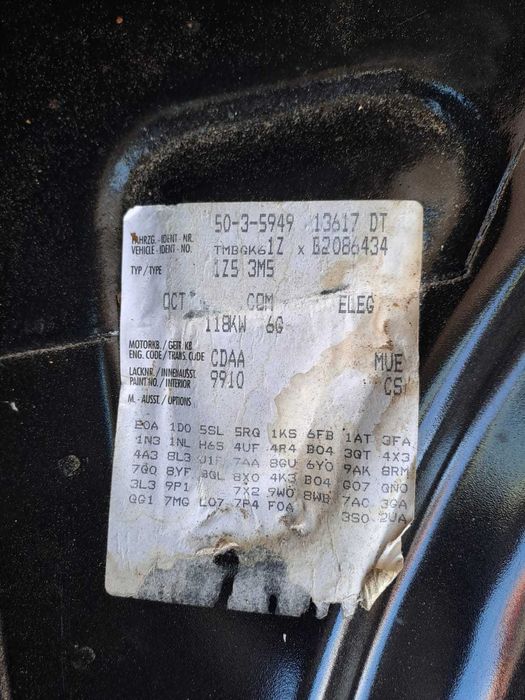 UsA Stanga Spate Skoda Octavia 2 FL cod 9910