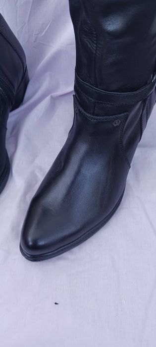 Кожени нови български ботуши