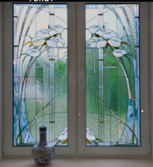 Изготовление рам для окон и дверей, витражи