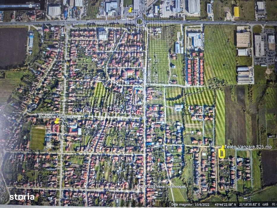 Proprietar! Teren Comercial si Rezidential Ghiroda 825mp - 89900 Euro