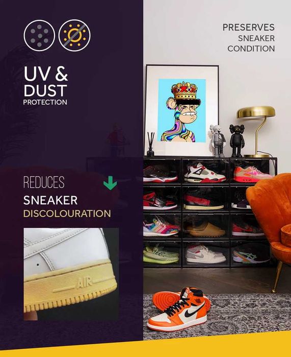 NEGOCIABLI!! Cutie de depozitare pentru incaltaminti CrepProtect