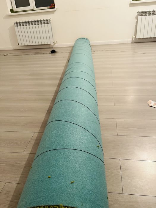 Ковролин зеленый состояние новое