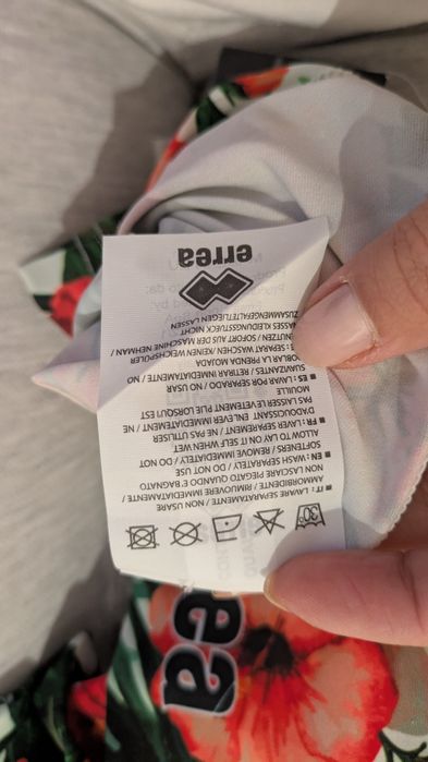 Mânecuțe/încălzitoare brațe model floral dama Errea mărime L/XL