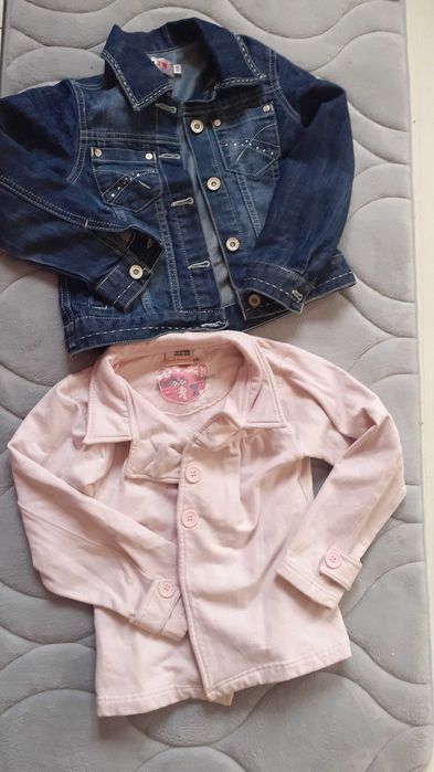 Комплект Prenatal 3m 50лв Яке и сако 116-10лв Пантофки, Пончо, Суичер