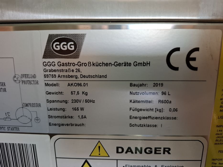 Vitrina frigorifica cofetărie