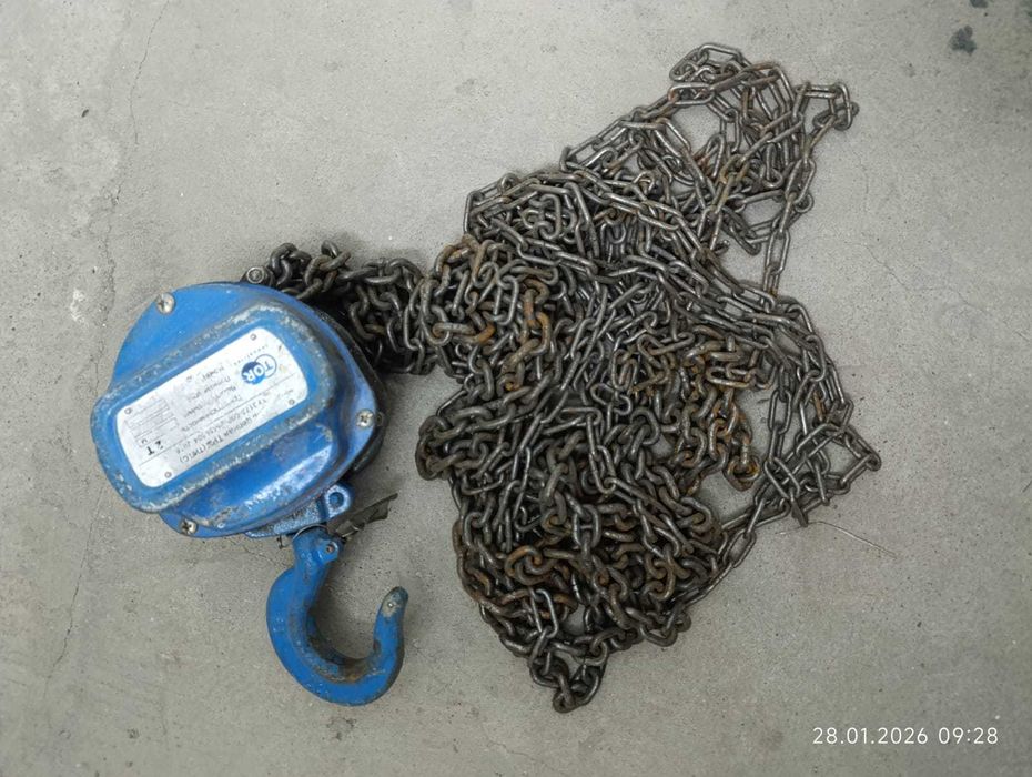 продам таль цепная  ручная 2 тн
