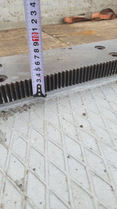 glisiera masa rectificata de precizie suport cu cremaliera si carucior