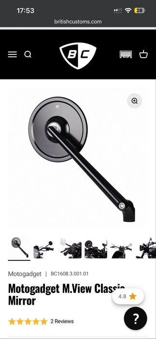 Oglinzi moto M.View classic