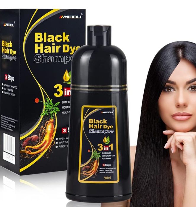 Шампунь краска MEIDU 3 в 1 Натуральная органическая краска для волос