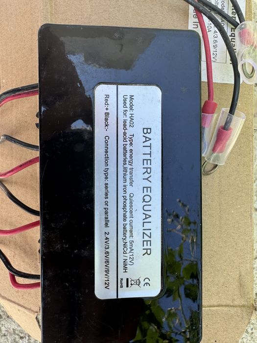 Egalizator baterii 48v , 4 baterii de 12v
