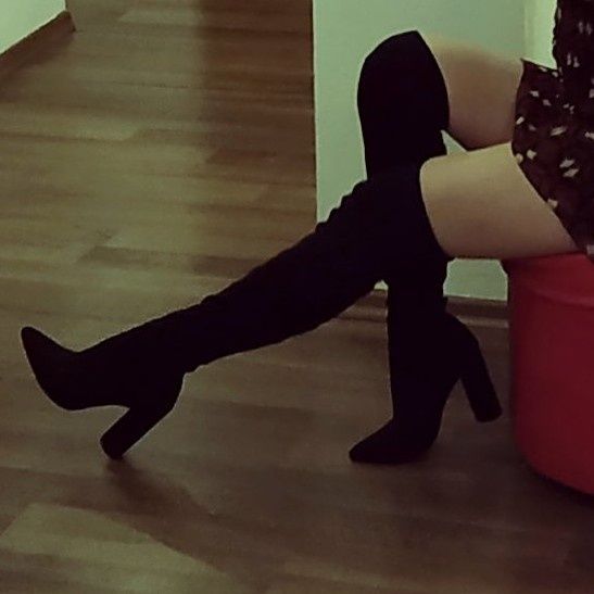 Cizme peste genunchi, mărimea 36