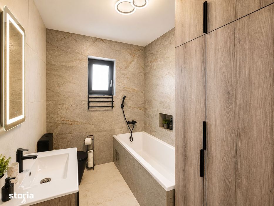 Casă individuală modernă | 4 camere | 2 bai | Teren 500 mp | Izvor