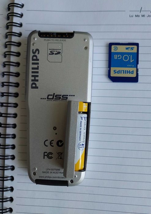 Reportofon profesional Philips LFH9370 Digital Pocket Memo Dictaphone