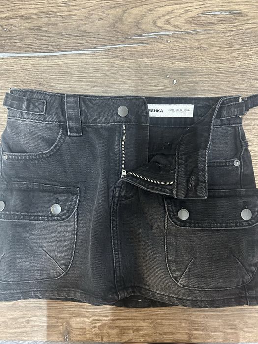 Мини юбка джинсовая