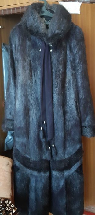 Шуба нутриевая женская