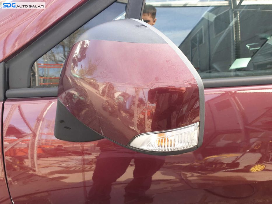 Oglinda Stanga Electrica Fara Pliere Rabatare Renault Scenic 3 2009 - 2016 Culoare TENNM Grenat Medium Red [C8673]