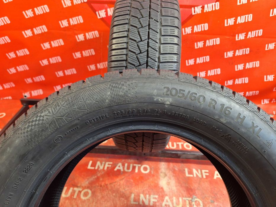 Anvelope de IARNA - 205/60/16 - Continental - 6.26 MM - DOT 2020 RFT !