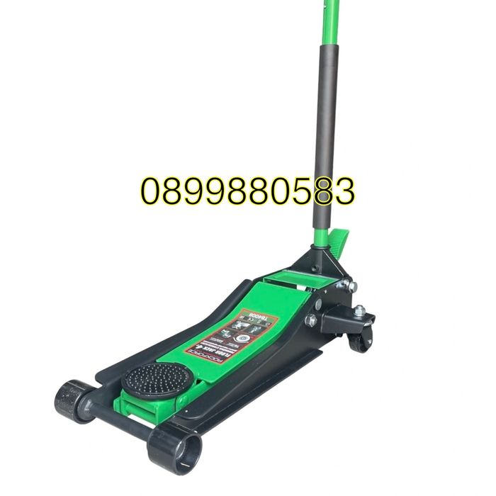 Нископрофилен крик 4 тона с две помпи и педал 70-505мм Rockforce