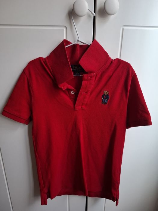 Детска тениска Polo Ralph Lauren 7 годишно червена. Възможно лично.