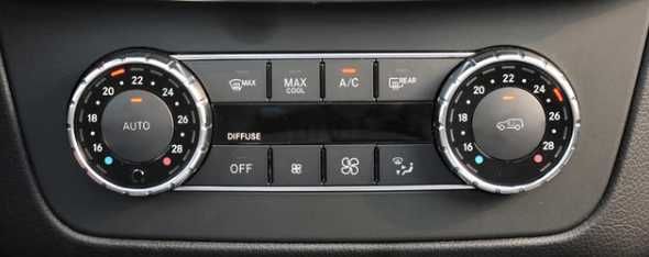 Бутон климатик Въртене въздуха Mercedes-Benz W166 W292 ML GL GLE GLS