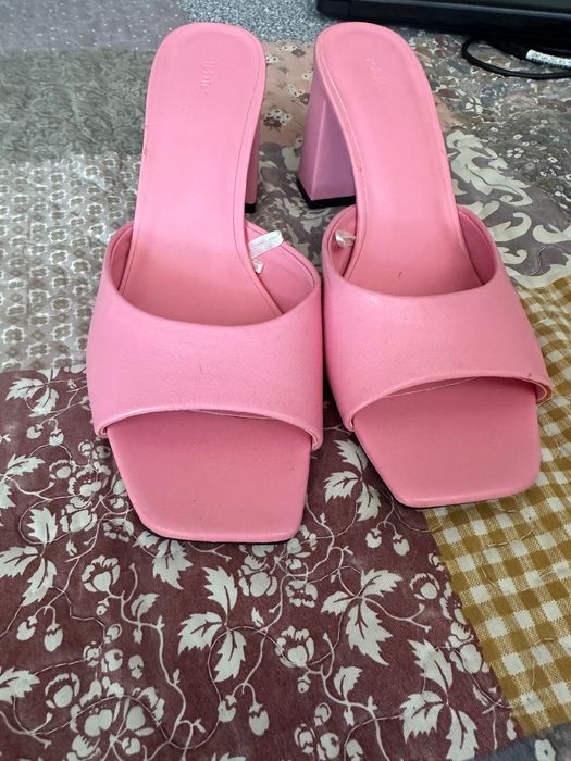 Дамски розови чехли