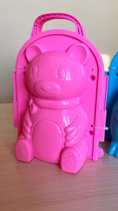 Форма  для копилки (Пингвин и медведь)