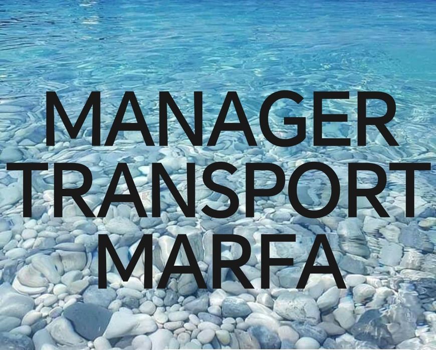 MANAGER marfă, Uber, Bolt, ridesharing.