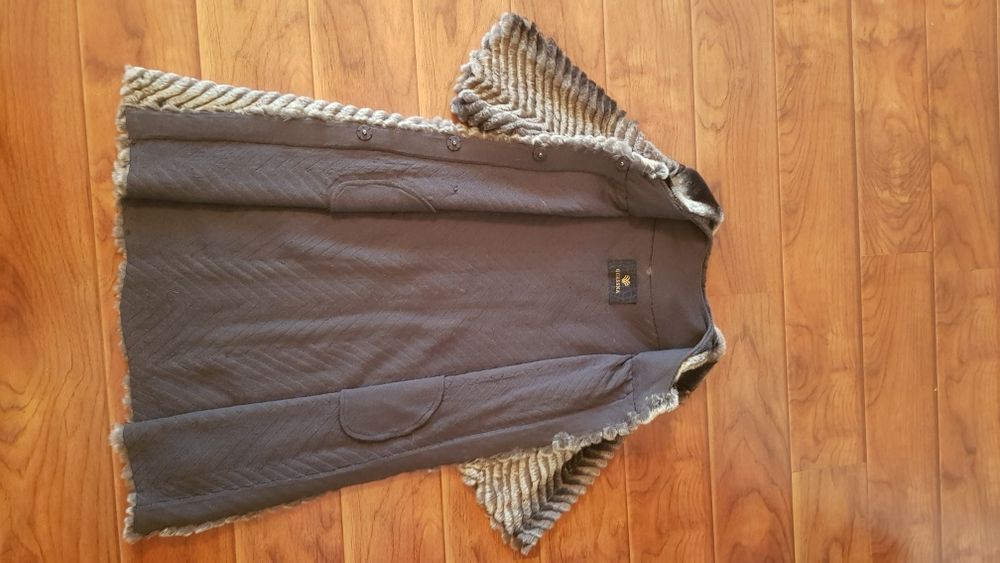 Шубка-пальто шиншилла/кролик