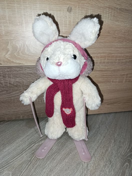 Зайчик на лыжах фирма mingren teddy bear