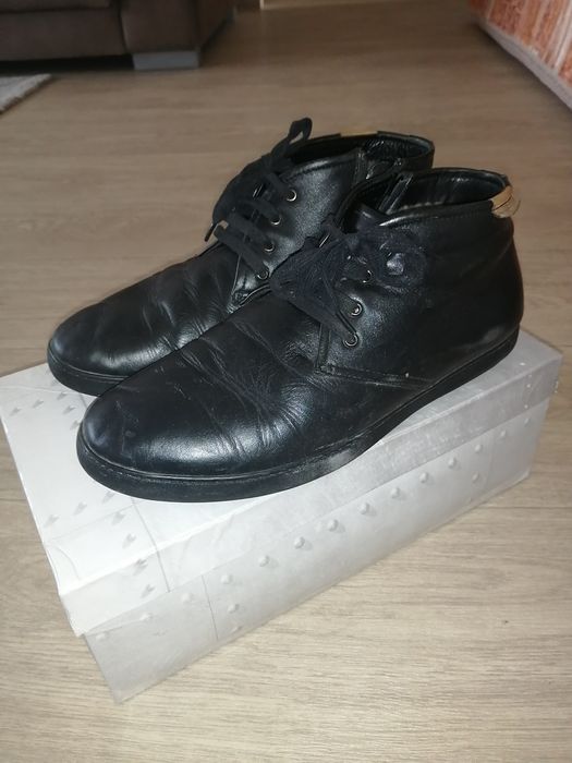 Сапожки зимние кожаные