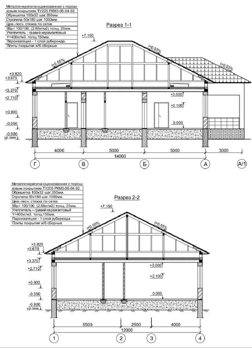 Проект дома м2 1000тг