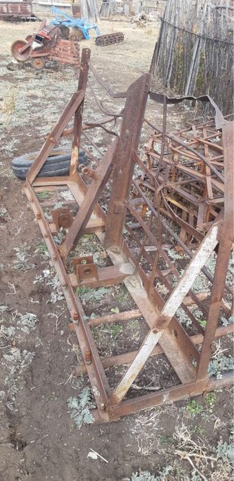 Трактор, КУН, грабля, волокуша