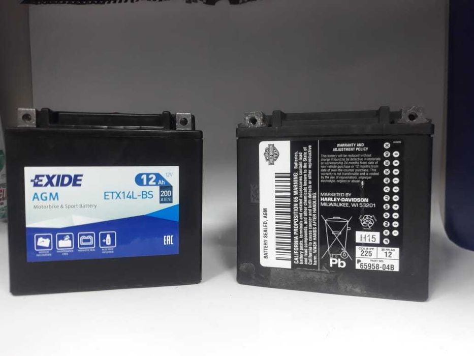 Аккумулятор на Harley-Davidson (Харлей Девидсон)