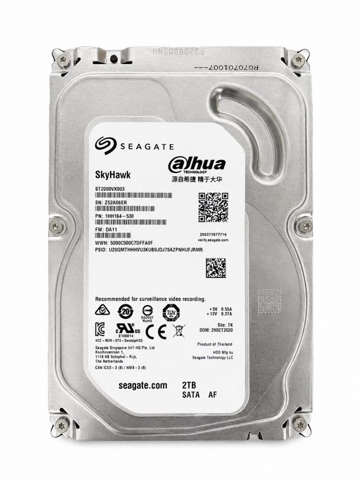 HDD Seagate SkyHawk 2TB ST2000VX003 — 100% здоровье, без bad sector