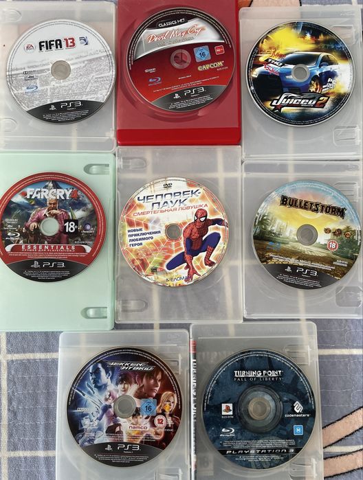PS3 диски на приставку