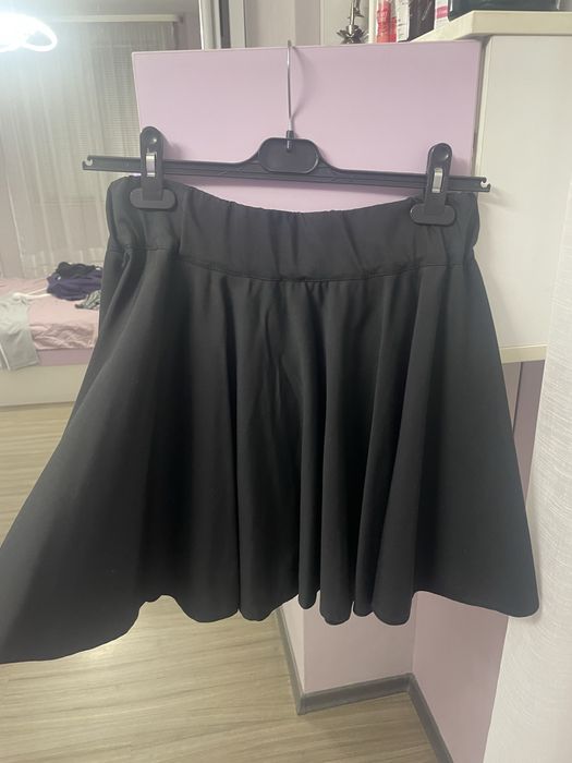 Черна къса пола Pause Jeans