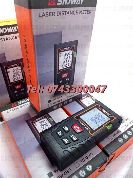 Aparat Masura Laser 40m Sndway Digital Portabil Usor De Utilizat