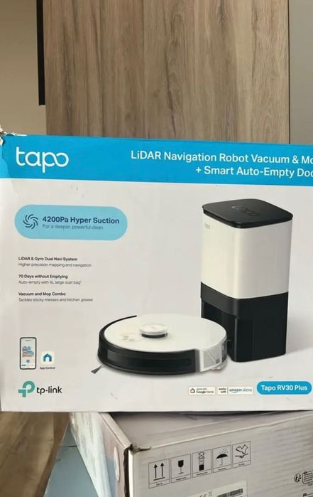 Робот пылесос Tp-Link Tapo RV30 Plus белый