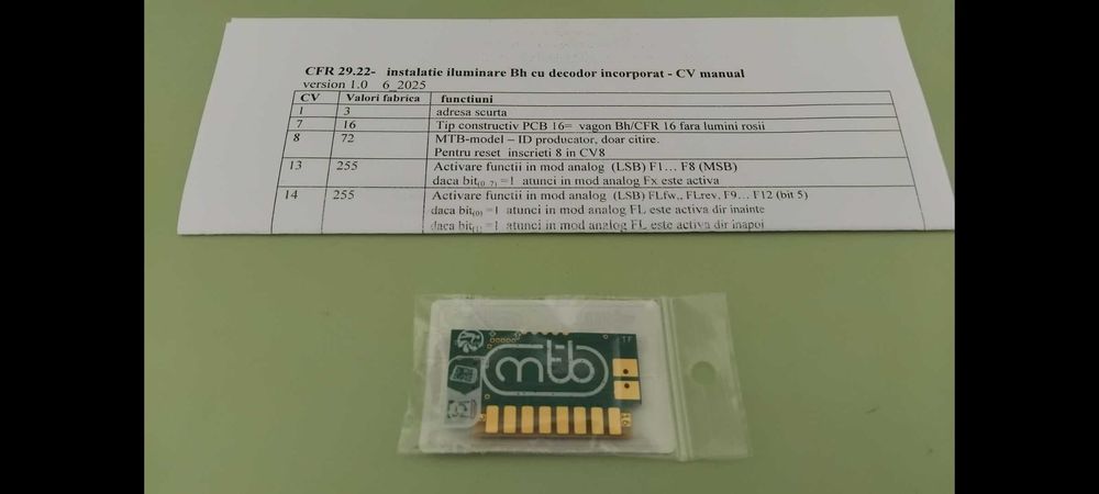 Decodor Digital pentru trenulete electrice MTB NOU