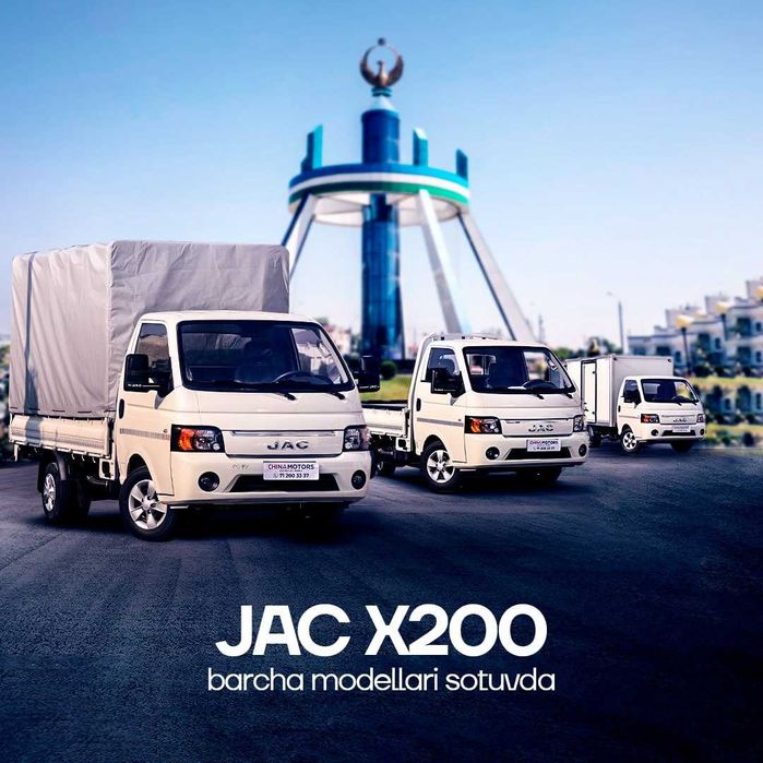 JAC X200 furgon 17 mln skidka narxda, eng arzon va sifatlisi bizda