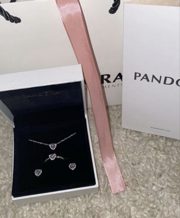 Скидка! Pandora комплект из серебра 925 пробы