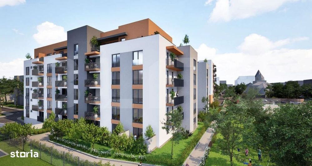 Apartament 3 camere, 72 mp, 2 balcoane, constructie noua, zona Dunarii