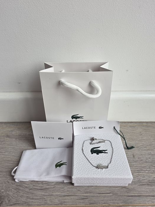 Bratara Lacoste 21cm - Argintie