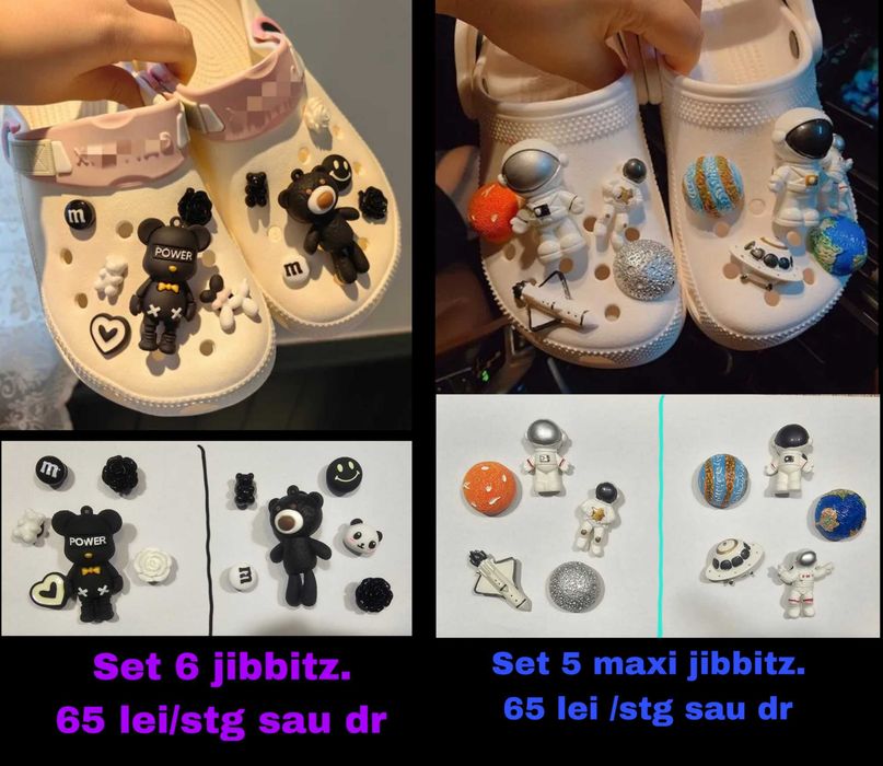 Jibbitz charmuri pt Crocs (seturi)