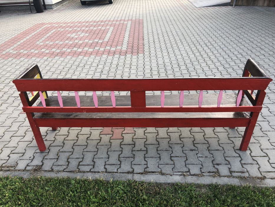 bancă laiță veche țărănească vintige