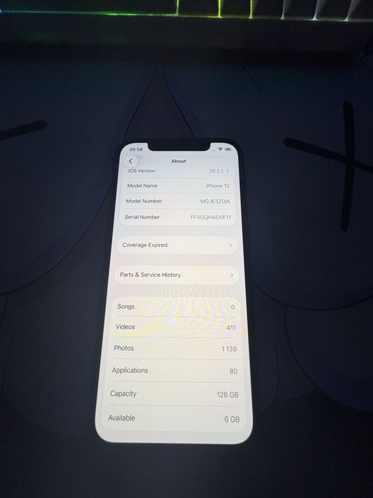 Iphone 12 blue 128 GB