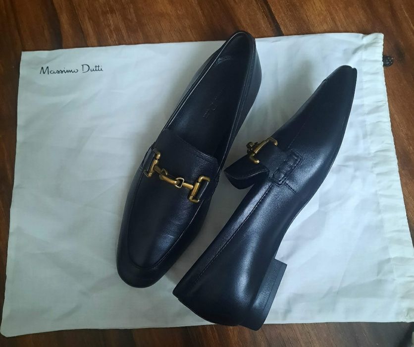 Лоферы Massimo Dutti разм 36  мягкая кожа Новые