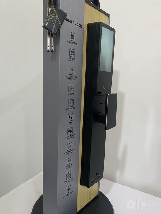smart qulf elektron zamok Face ID Aqilli eshik qulfi замок умный замок