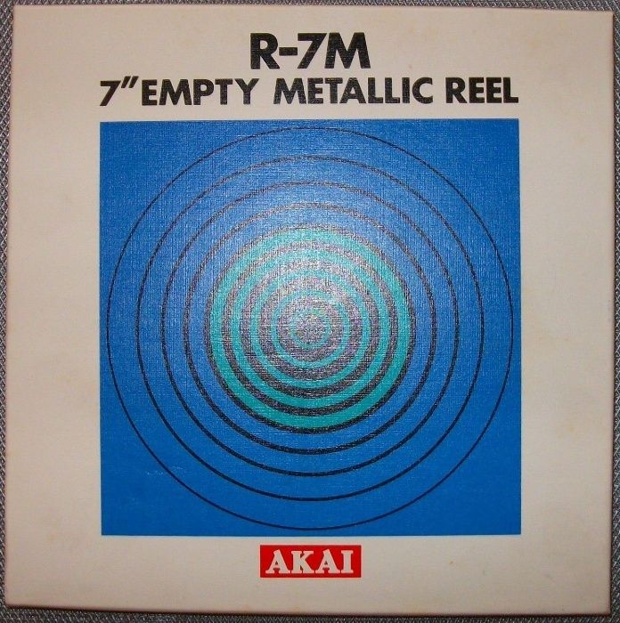 Rola metalica Akai R-7M, 18cm noua in cutie,nefolosita,NOS