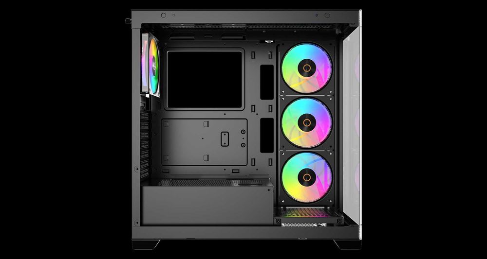 Корпус Ocypus Gamma C72 BK ARGB ATX/mATX/ITX 3xUSB